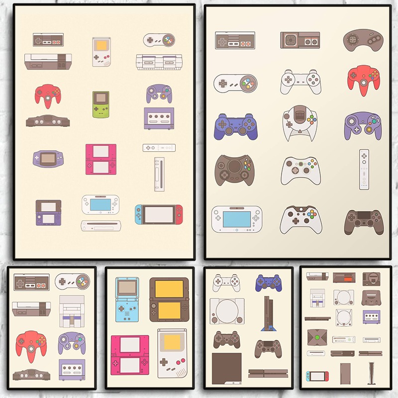 Video Gaming & Esports Usd Acc - Poster su Tela dell'Evoluzione dei Videogiochi: