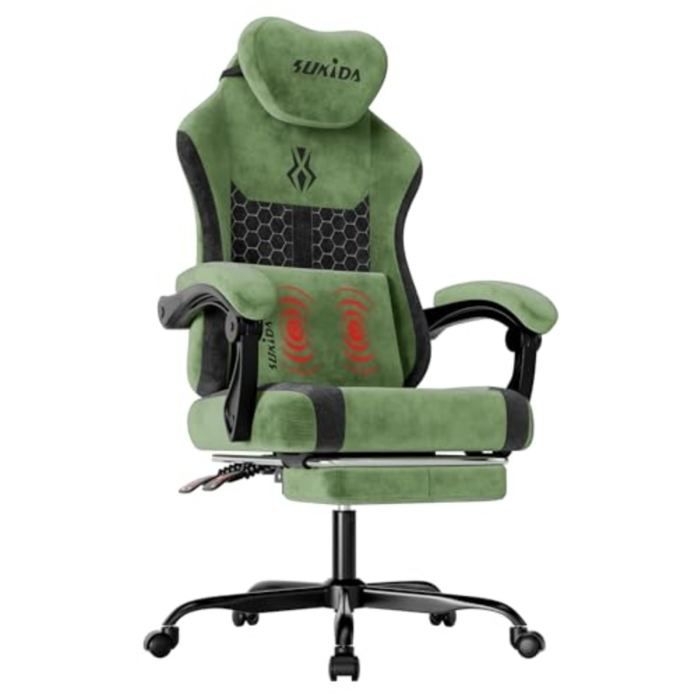 Video Gaming & Esports Usd Acc - Sedia da Gaming in Tessuto, Ergonomica