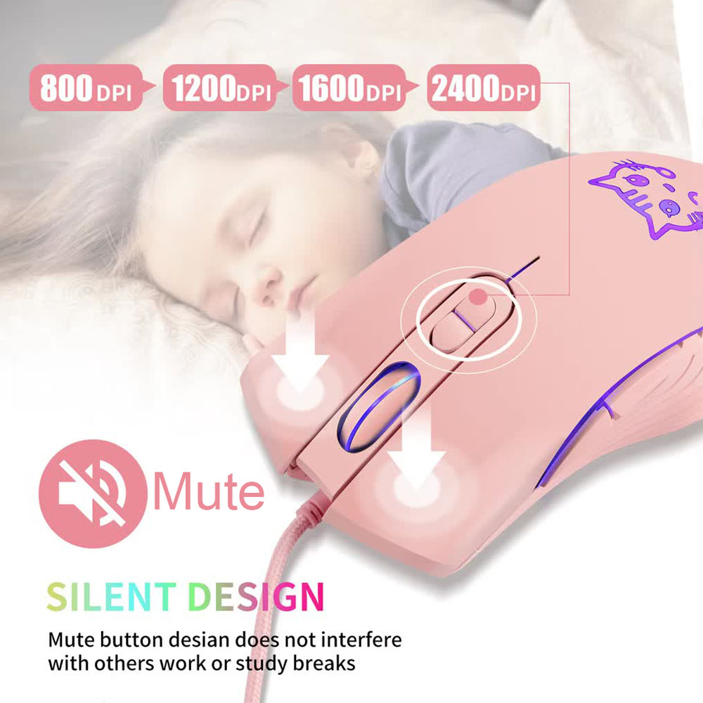 Mouse da gioco USB cablato Com - Esports Gaming Maus recensione e prezzo