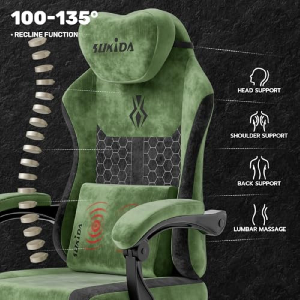 Sedia da Gaming in Tessuto, Er - Video Gaming & Esports Usd Acc recensione e prezzo