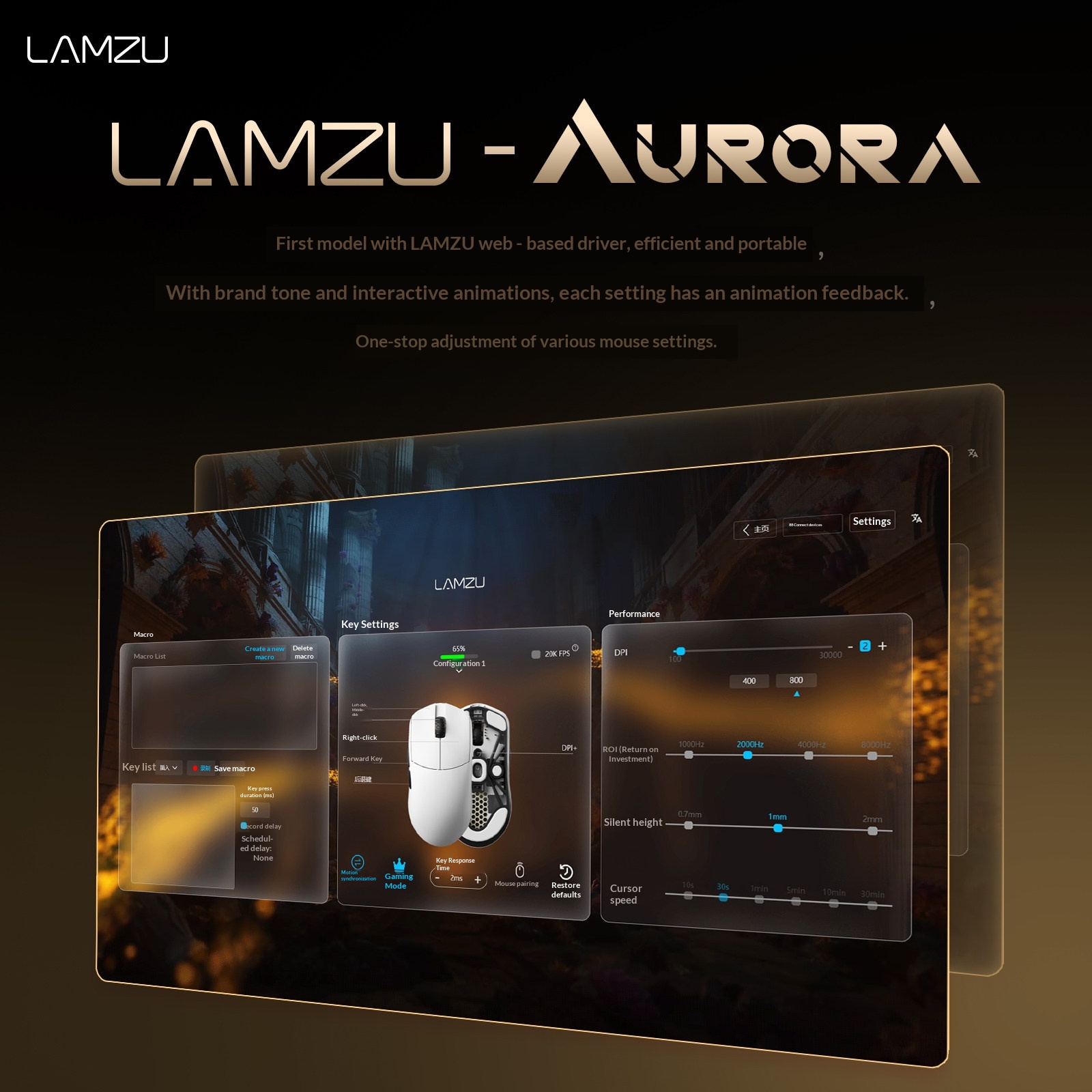 Mouse da Gaming Wireless Lamzu - Esports Gaming Tournaments recensione e prezzo
